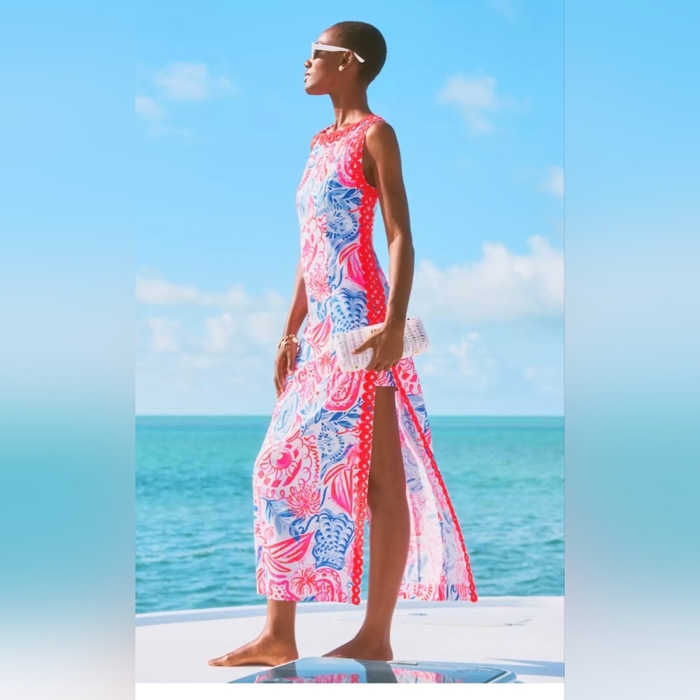 NWT Lily Pulitzer Sadie Maxi Romper